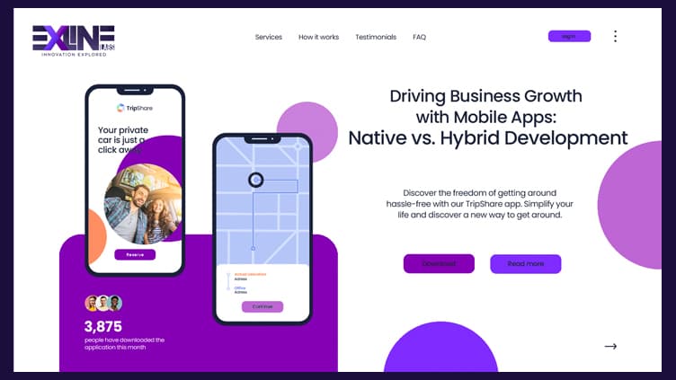 Driving-Business-Growth-with-Mobile-Apps-Native-vs-Hybrid-Development-exline-labs